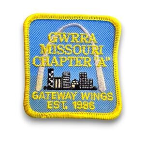 Vintage GWRRA Missouri Chapter A Gateway Wings St Louis Arch Motorcycle Patch